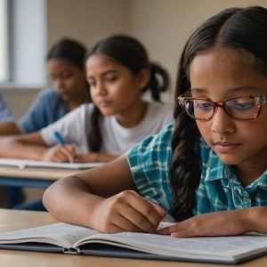 Niños en una escuela